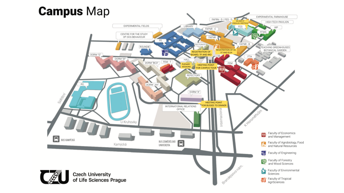 CAMPUS MAP for GAF PARTICIPANTS